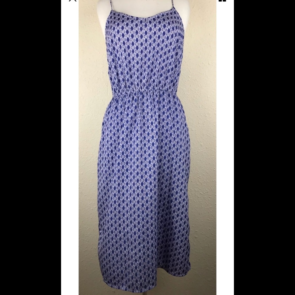 H&M Women’s sleeveless basic sheer long dress SZ/8